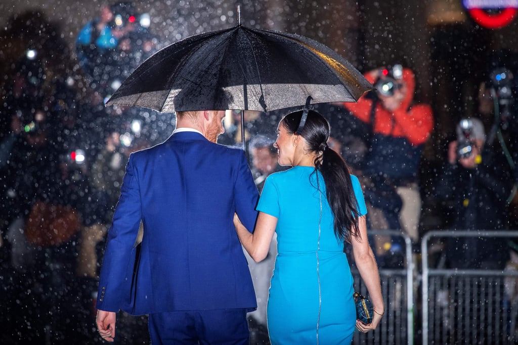 Prince Harry and Meghan Markle at the 2020 Endeavour Awards