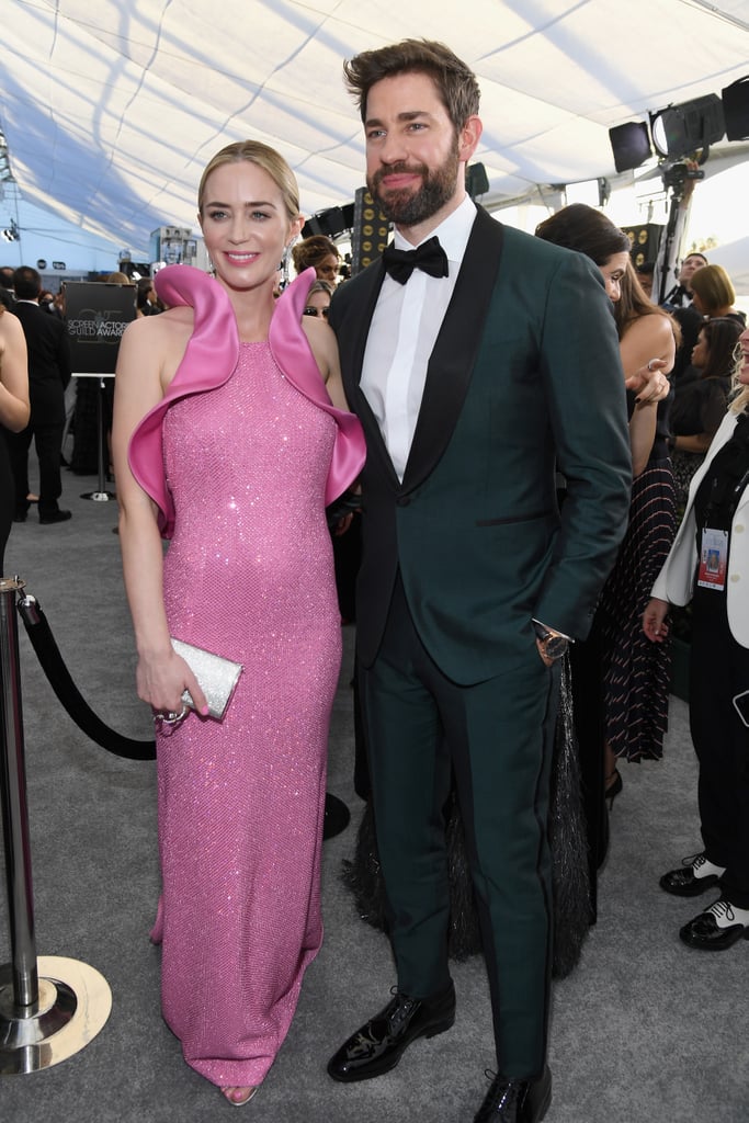 Emily Blunt and John Krasinski at the 2019 SAG Awards