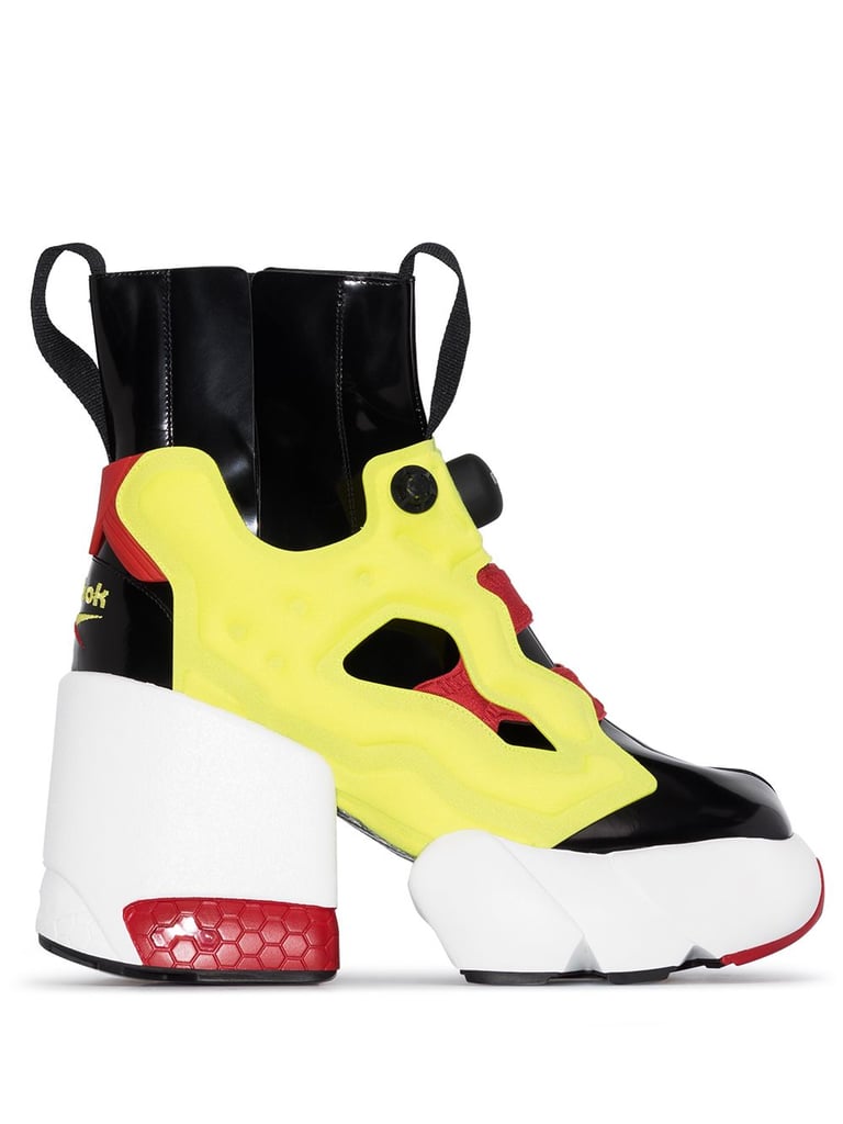 Hunter's Maison Margiela x Reebok Tabi Instapump Fury Hi Ankle Boots in Multicolor