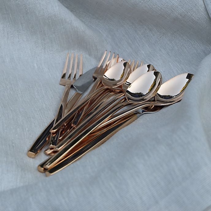 Harper Rose Gold Flatware