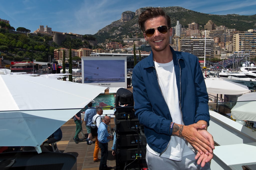 Louis made a very, very attractive solo appearance at Formula One in Monaco.