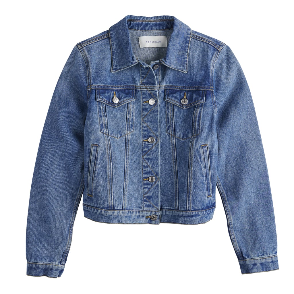 POPSUGAR Denim Cropped Jacket