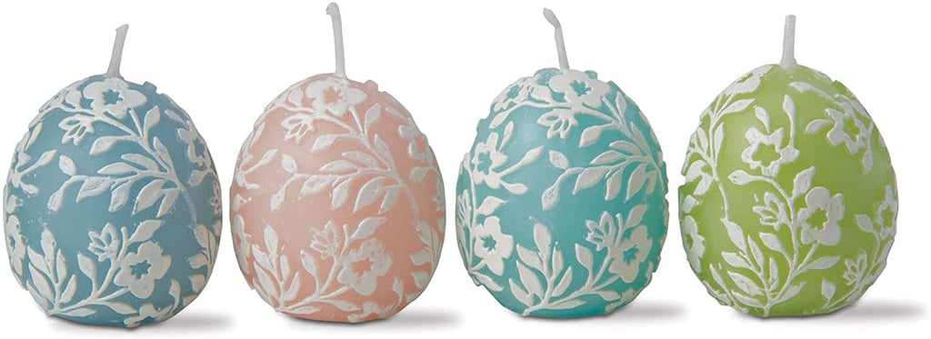 tag Petunia Easter Egg Candles Set of 4