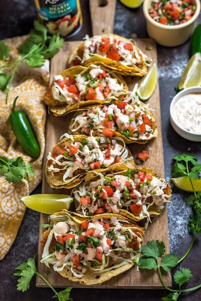 Hearts of Palm Tacos