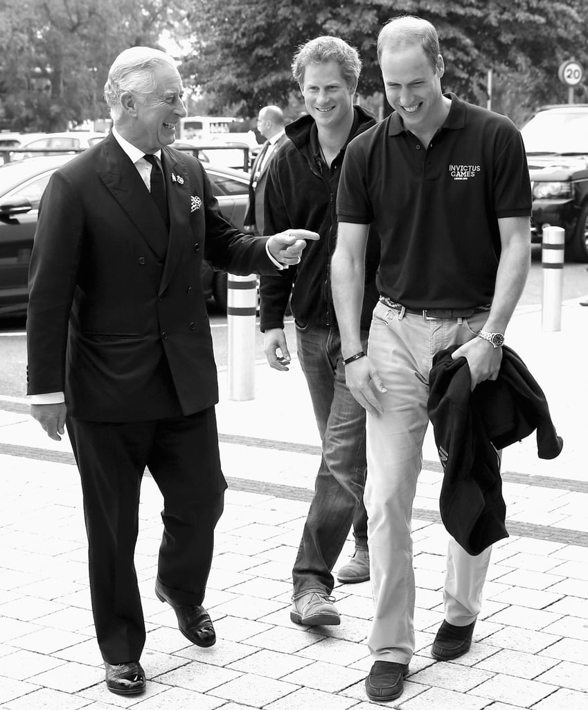British Royal Family Black and White Photos