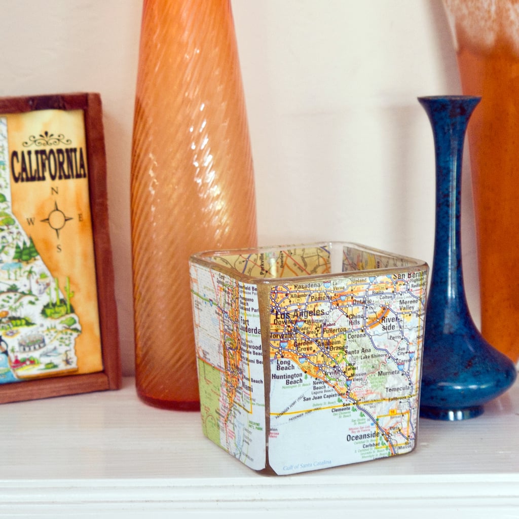 Your home decor is map and postcard themed.