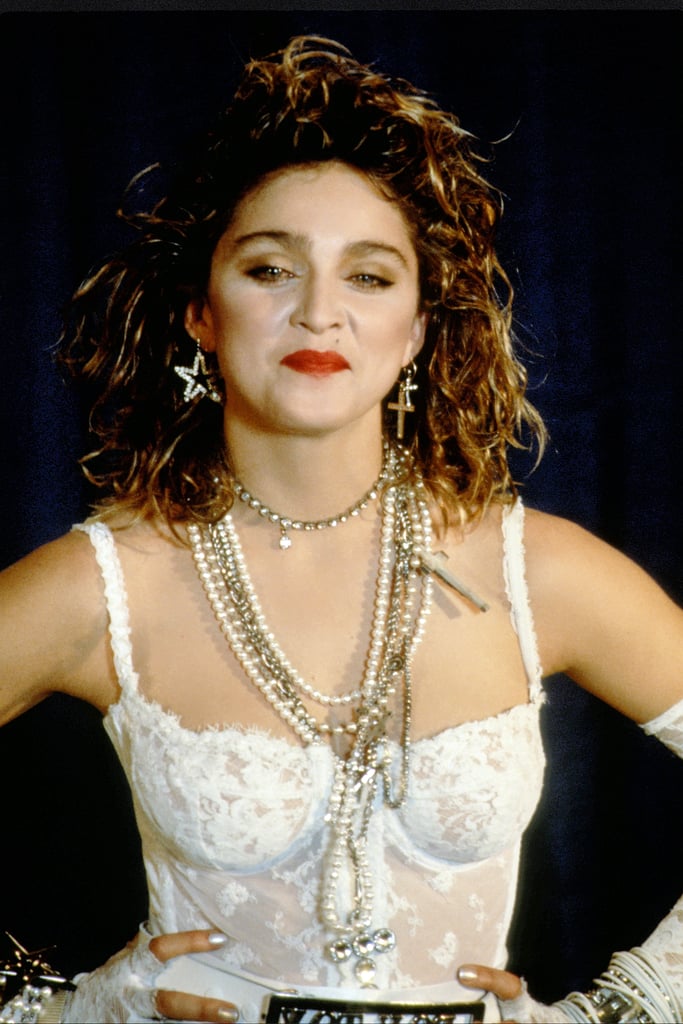 Jennifer Lopez Re Creates Madonna S Like A Virgin Costume Popsugar Fashion