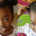 This Little Girl Is NOT Pleased With the Way Her Dad Styled Her Hair — and She Let Him Know
