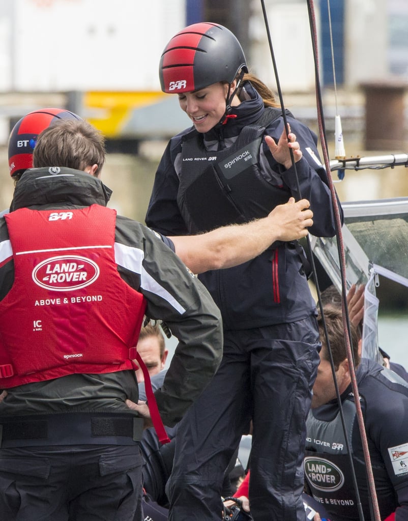 Kate Middleton Sailing in England May 2016