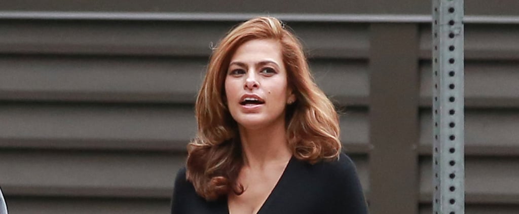 Eva Mendes Filming Commercial After Giving Birth | Pictures
