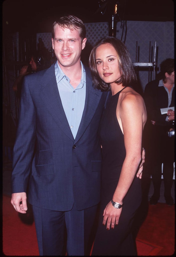 Cary Elwes and Lisa Marie at the Liar, Liar Premiere in 1997