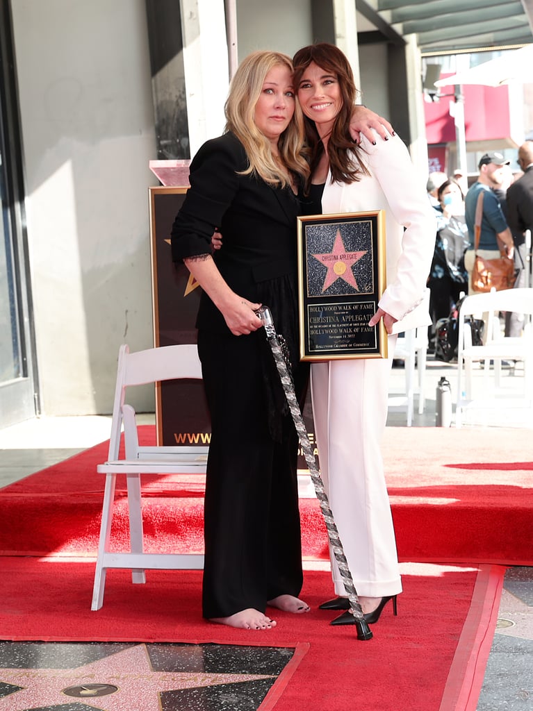 克里斯蒂娜•艾伯盖特收到明星在好莱坞星光大道