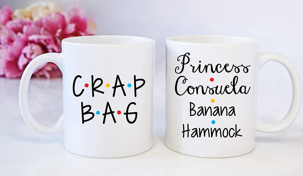 Princess Consuela Banana Hammock and Crap Bag Mugs Friends Products