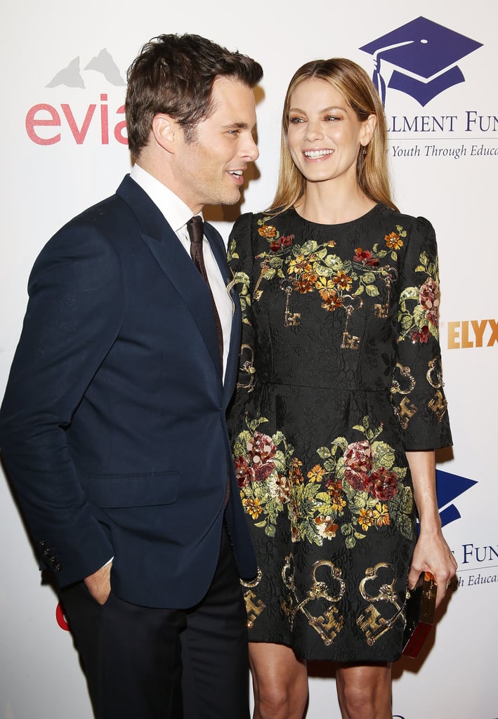 James Marsden had Michelle Monaghan's attention at the Fulfillment Fund Stars Benefit Gala at the Beverly Hilton in Beverly Hills, CA, on Tuesday.