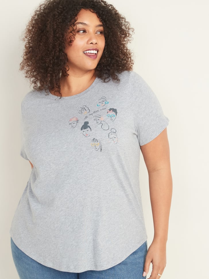Old Navy EveryWear Graphic Plus-Size Tee | Cute Graphic Tees For Women ...