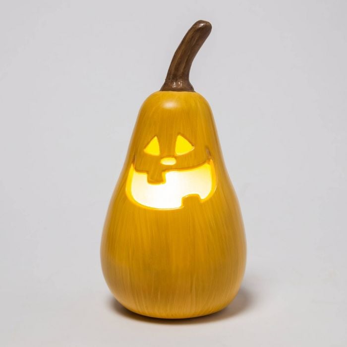 Light-Up Gourd Halloween Prop