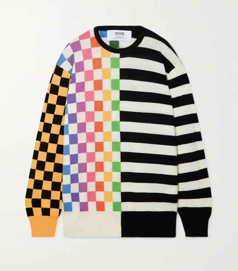 Pattern Play: Christopher John Rogers Colorblock Wool Sweater