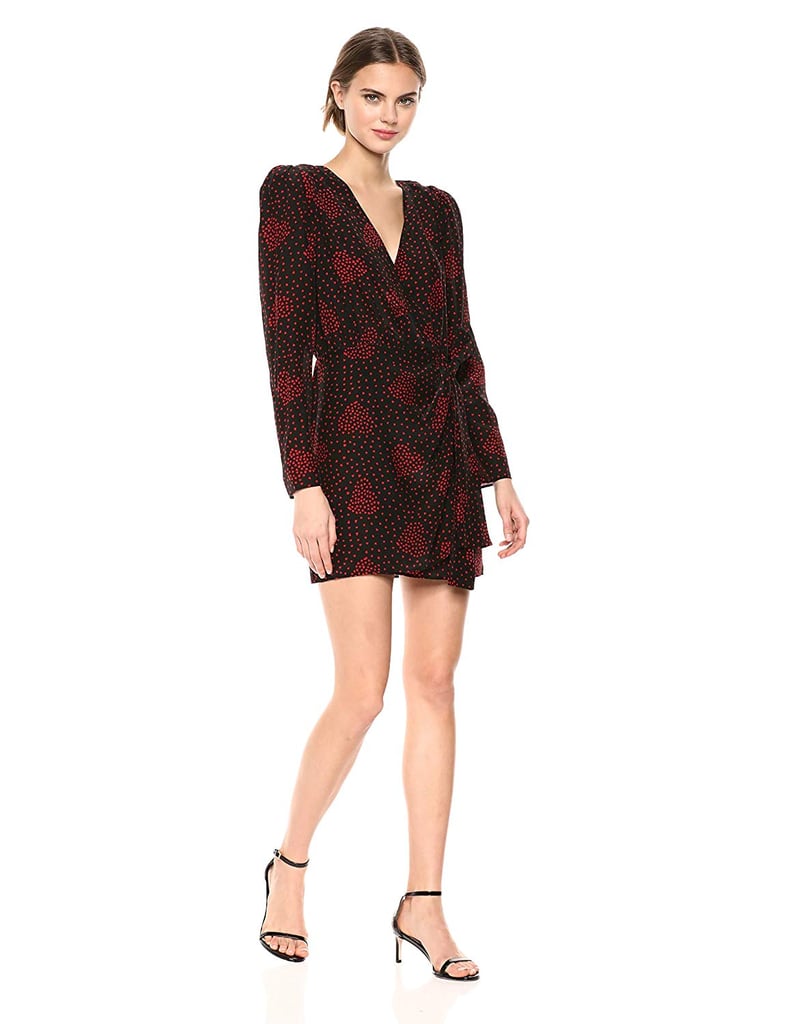 The Kooples Heart Bouquet Print Wrap Dress