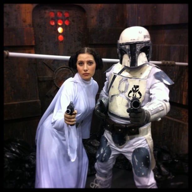Princess Leia and Mandalorian From Star Wars