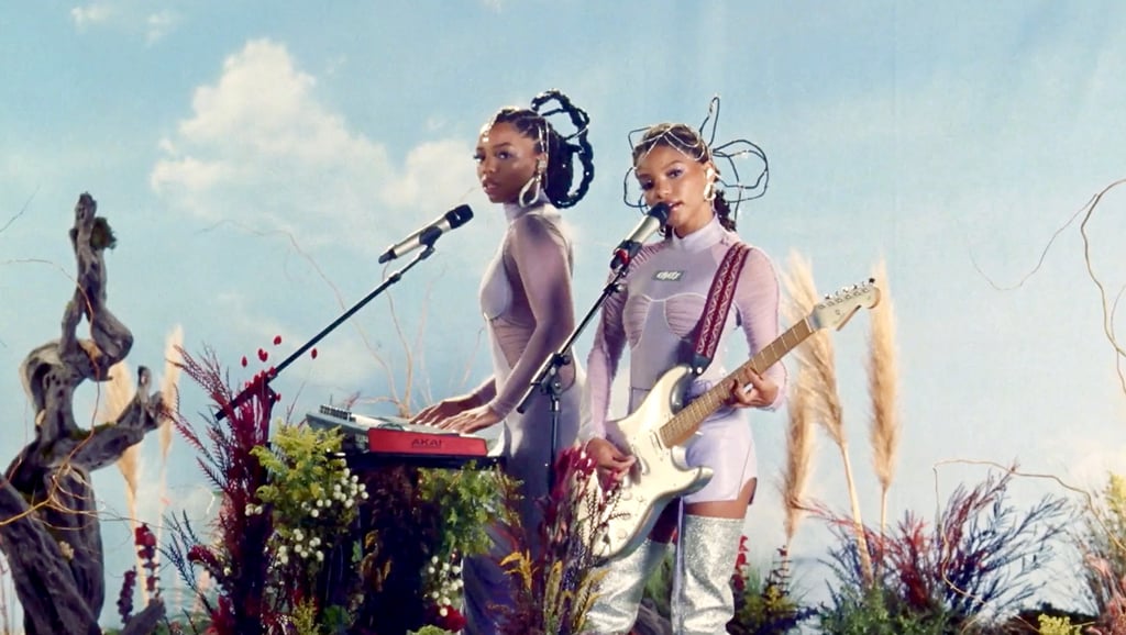 See Chloe x Halle's Purple Billboard Women in Music Outfits