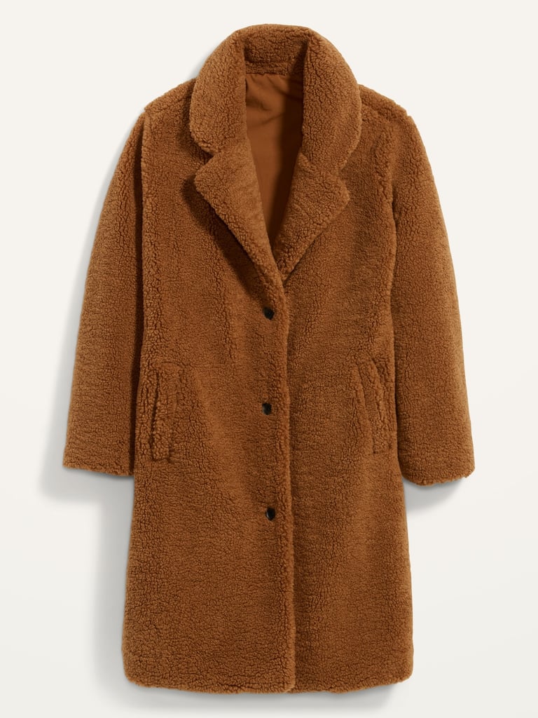 Oversized Cozy Sherpa Overcoat