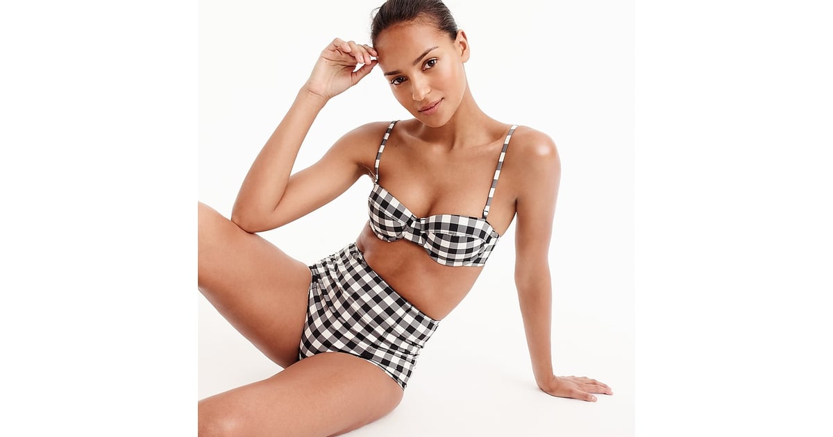 J crew best sale gingham bikini