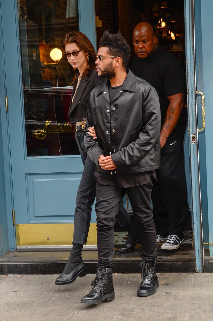 Bella Hadid Lace-Up Top With The Weeknd on Her Birthday Bella Hadid Lace-Up Top With The Weeknd on Her Birthday