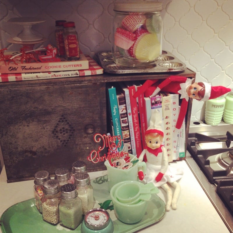 In the kitchen . | Creative Elf on the Shelf Ideas | POPSUGAR Moms Photo 51