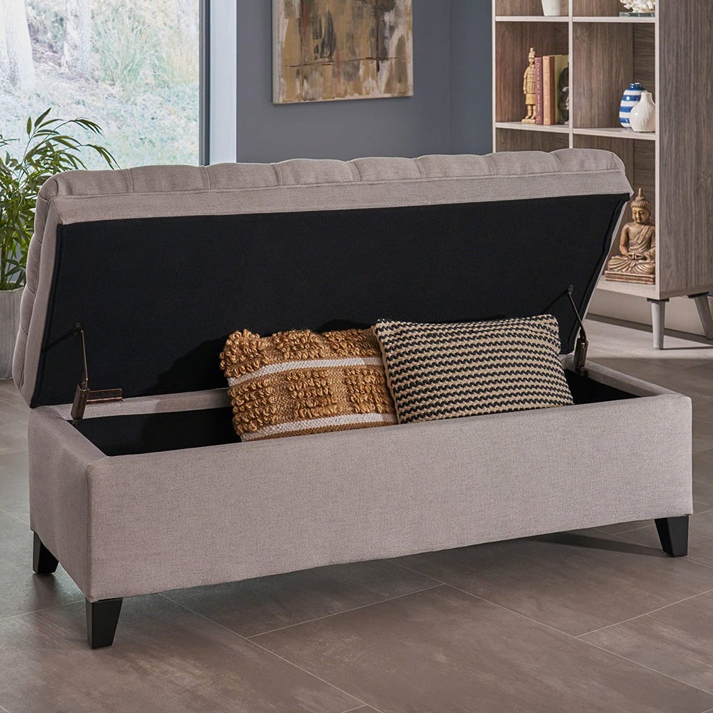 Christopher Knight Home Juliana Fabric Storage Ottoman