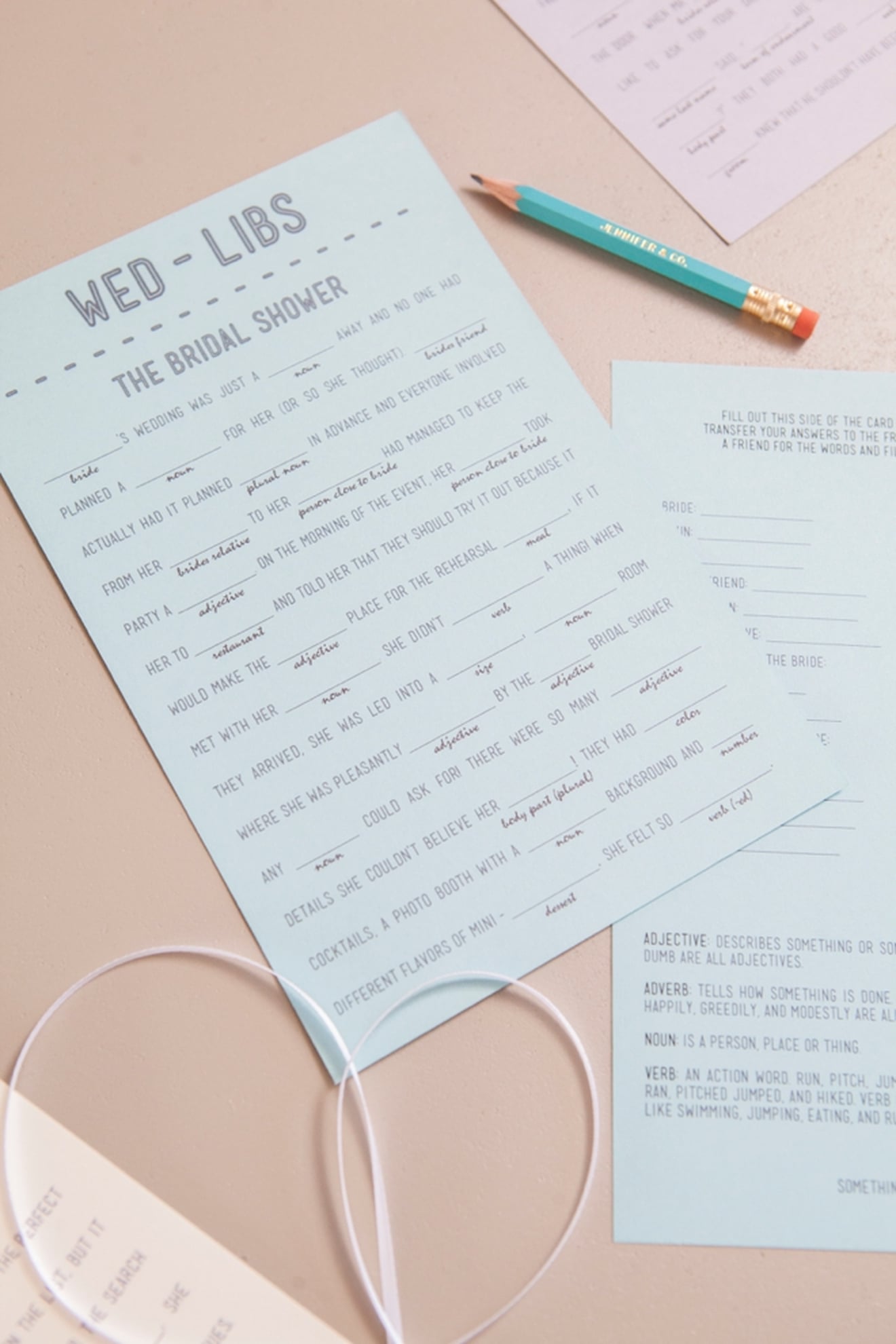 Free Printable Wedding Mad Libs | PS Smart Living