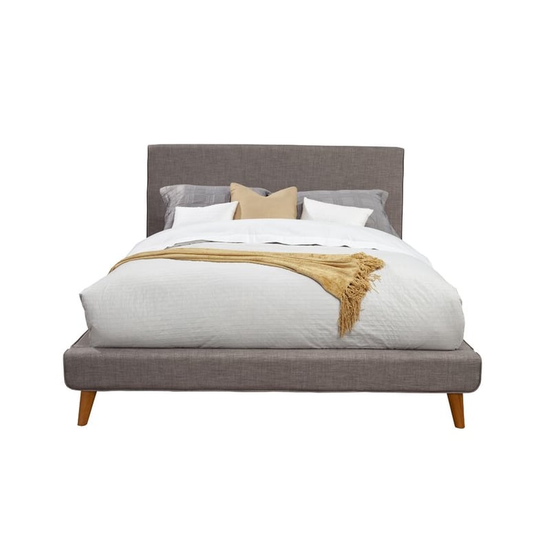 Williams Tufted Upholstered Low Profile Platform Bed