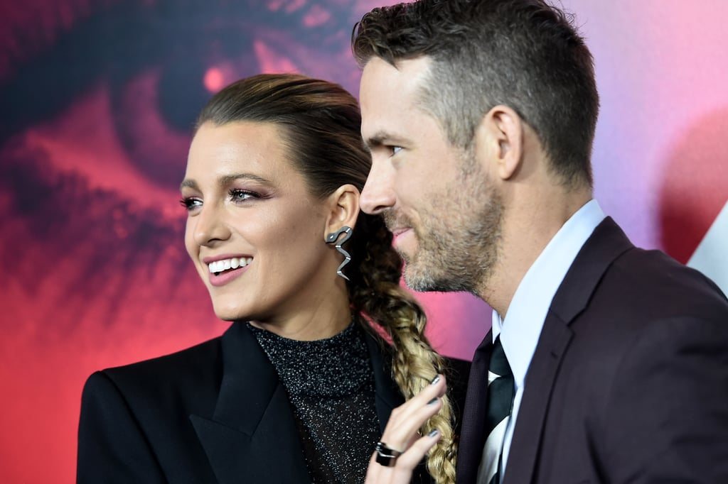 Blake Lively and Ryan Reynolds at A Simple Favour Premiere