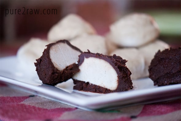 Raw Vegan Mint Bon Bons