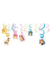 Beauty and the Beast Swirl Decorations