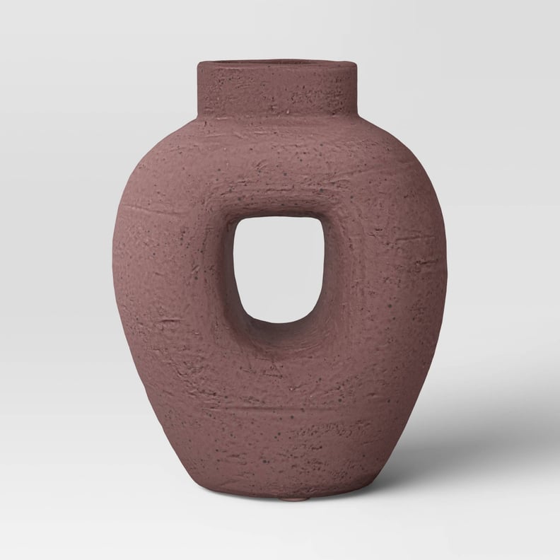 A Modern Vase: Threshold Modern Ring Ceramic Camilla Vase