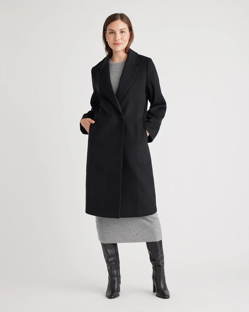 Quince Italian Wool Classic Single-Breasted Coat