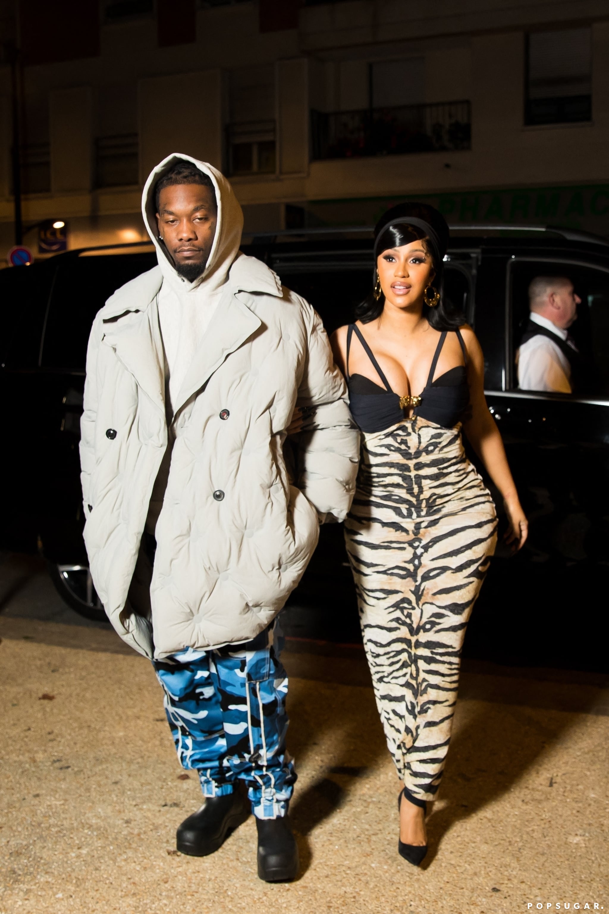 See Cardi B s Roberto Cavalli Dress at Paris Fashion Week
