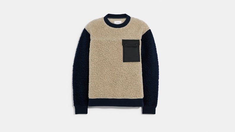 Coach Sherpa Crewneck