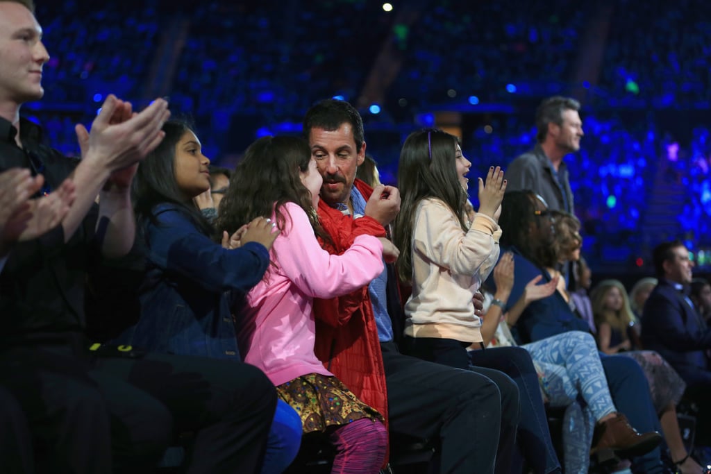 Adam Sandler and Daughters at Kids' Choice Awards 2016