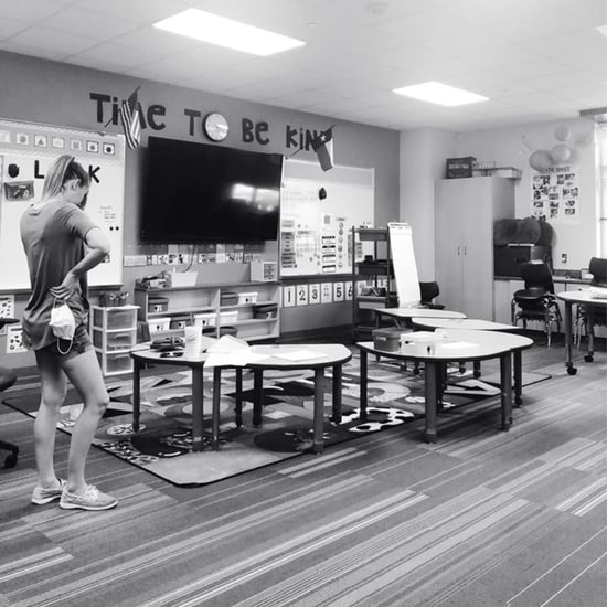 Teacher's Emotional Photo From Cleaning Up Her Classroom