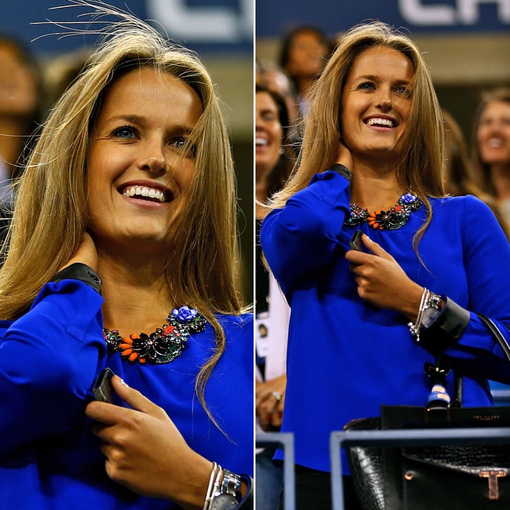 Kim Sears US Open Outfit POPSUGAR Fashion