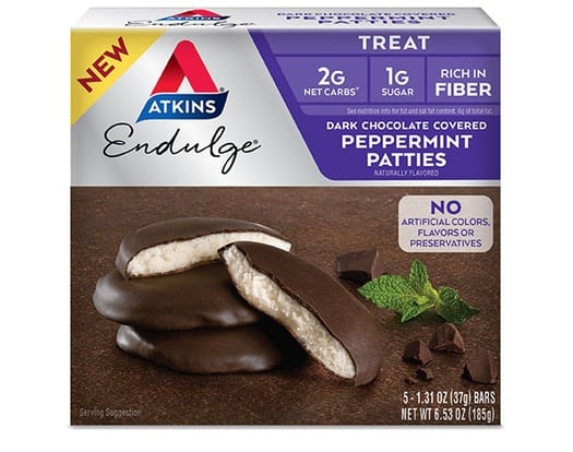 Atkins Endulge Dark Chocolate Peppermint Patties