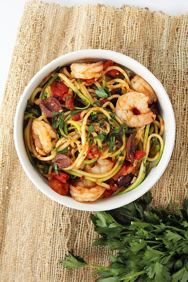 Shrimp Zucchini Pasta Puttanesca