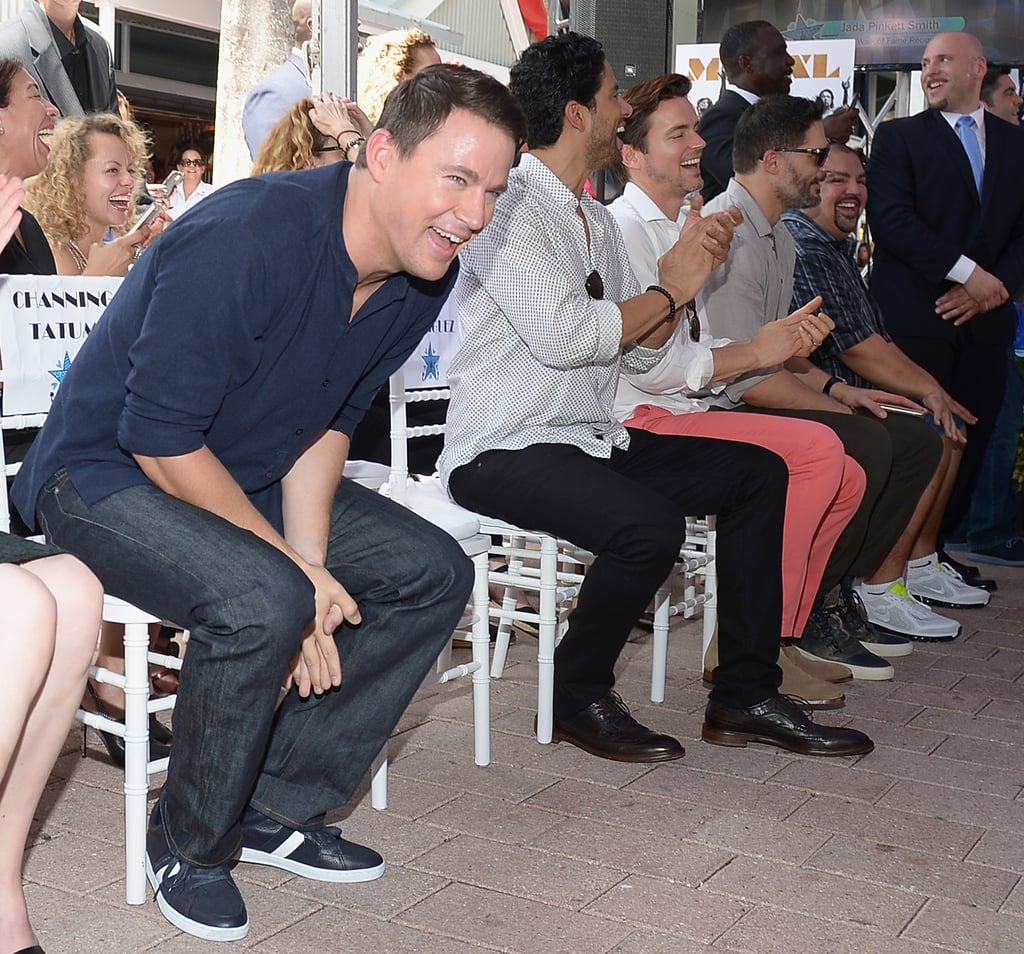 Channing Tatum and Jada Pinkett Smith Miami Hall of Fame