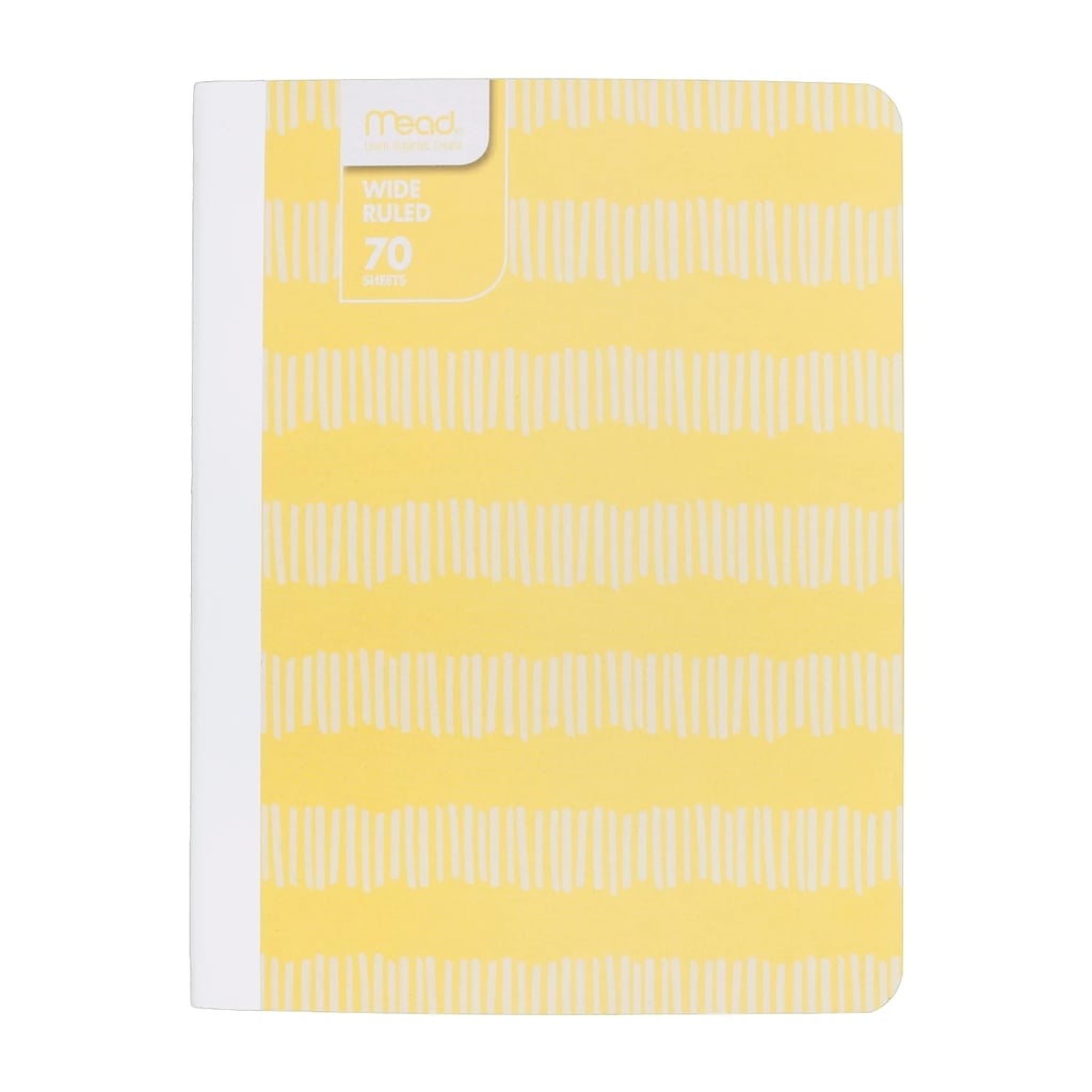 Mead Wide Ruled Striped Composition Notebook
