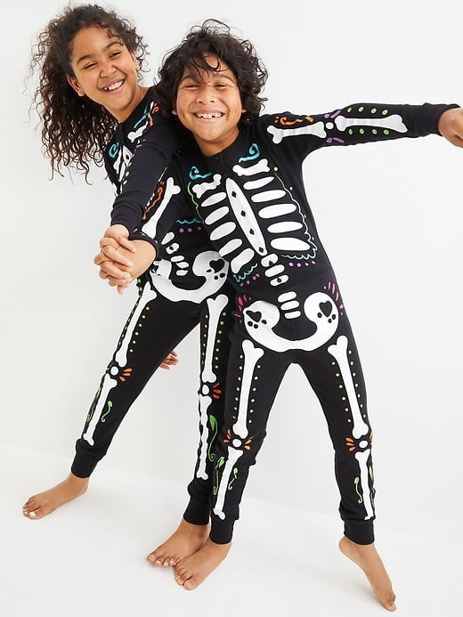 Old Navy Gender-Neutral Snug-Fit Matching Halloween One-Piece Pajamas For Kids
