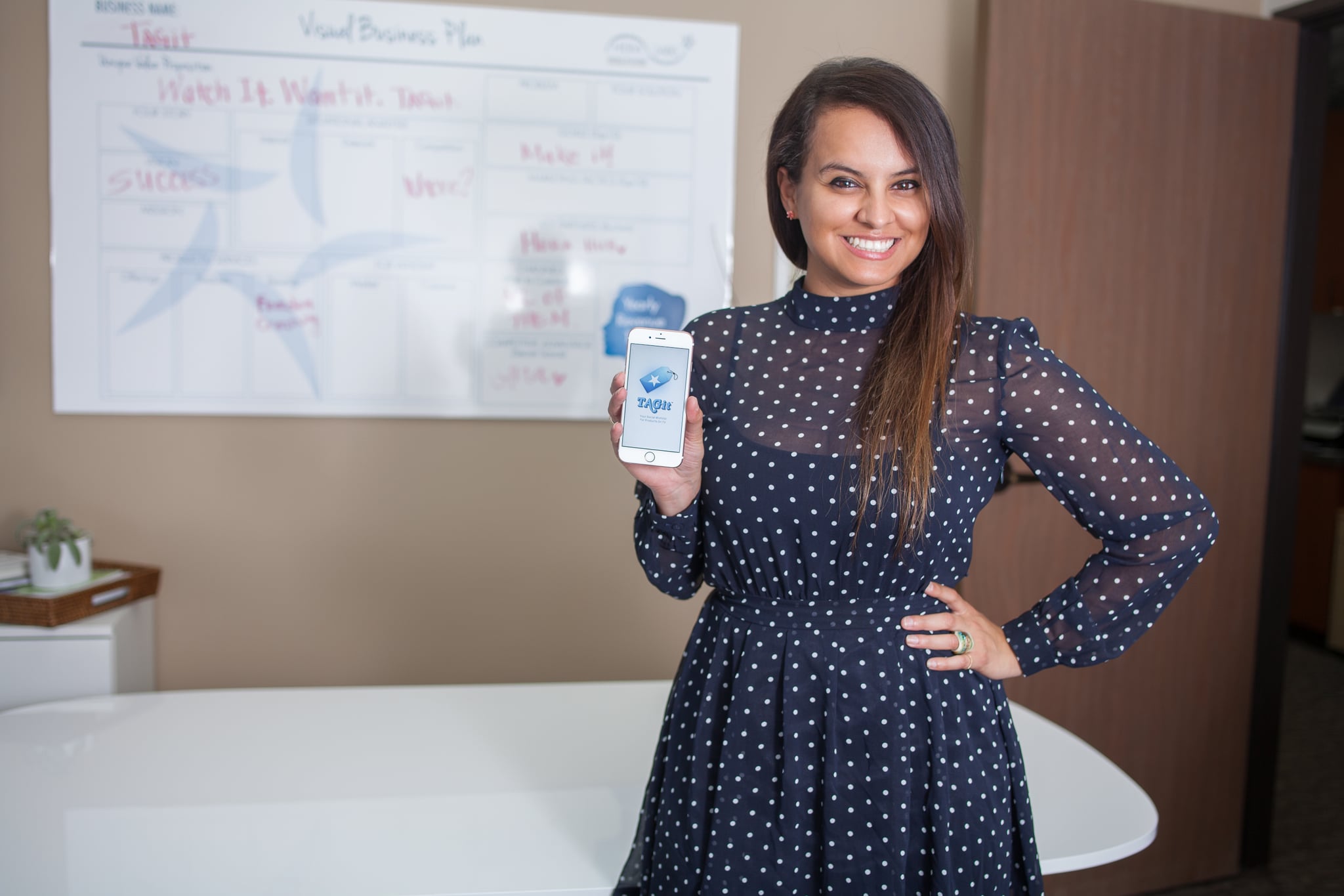 Ana with her app