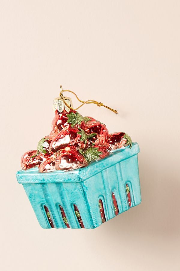 Strawberry Basket Ornament