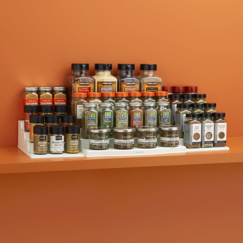 For Spice and Condiment Storage: ShelfSteps Expandable Organizer 3 Piece Shelving Rack