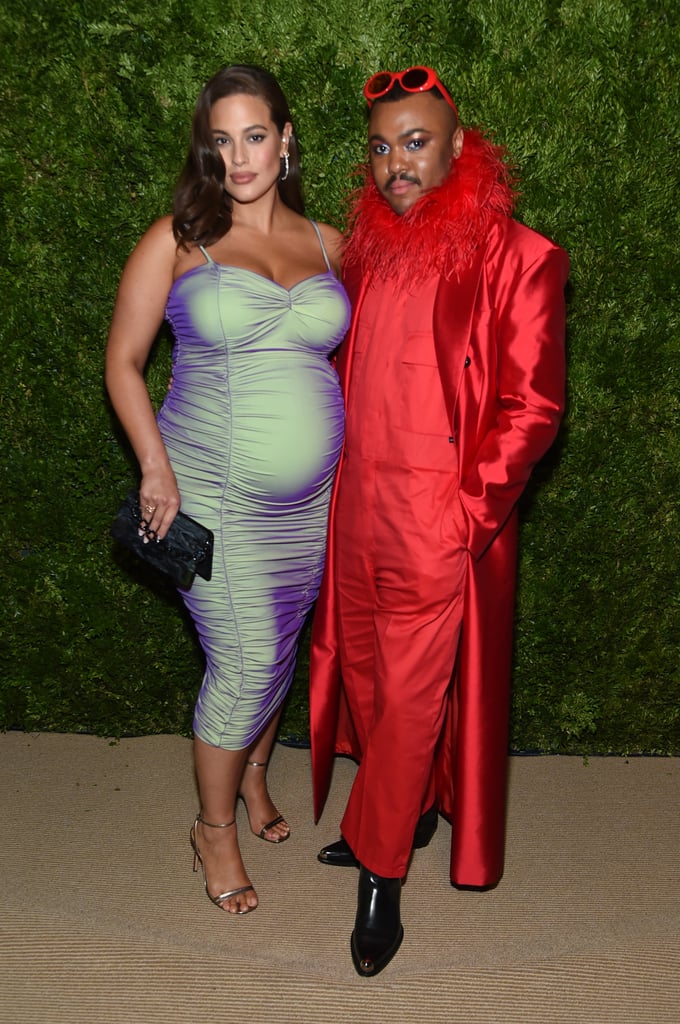 Ashley Graham Is Glowing in This Iridescent Bodycon Dress